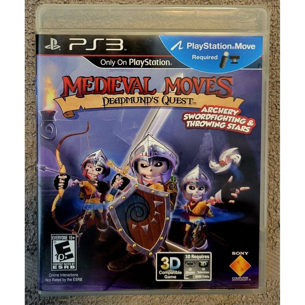 Medieval Moves: Deadmund's Quest - Sony PlayStation 3 PS3,CIB, TESTED, FAST SHIP